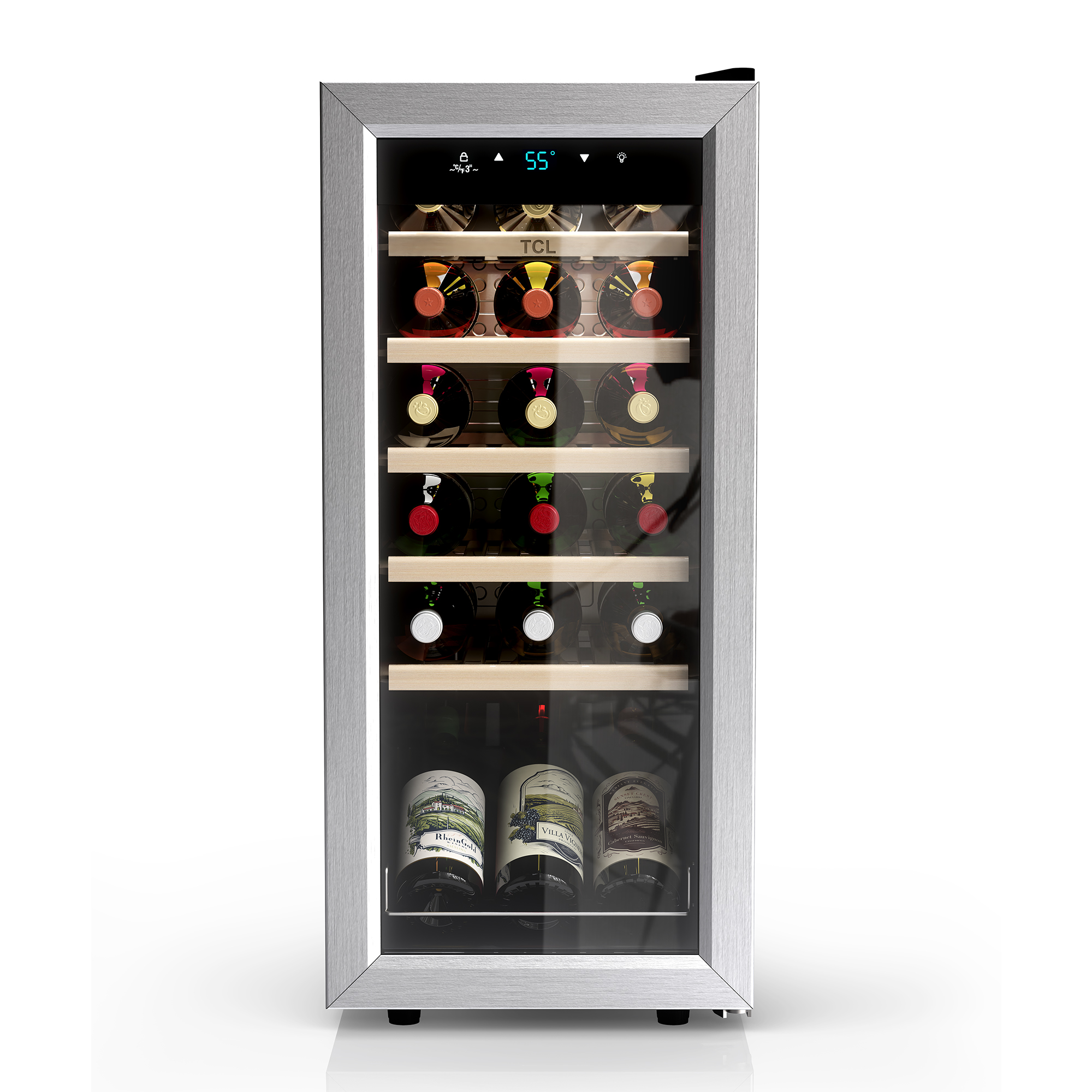 Freestanding wine cooler