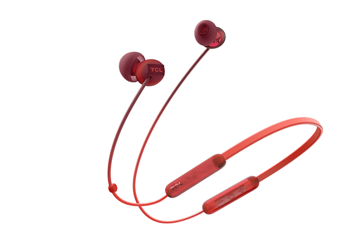 TCL Sunset Orange - Bluetooth Mic with TCL Wireless USA | Headphones SOCL300BTOR In-ear