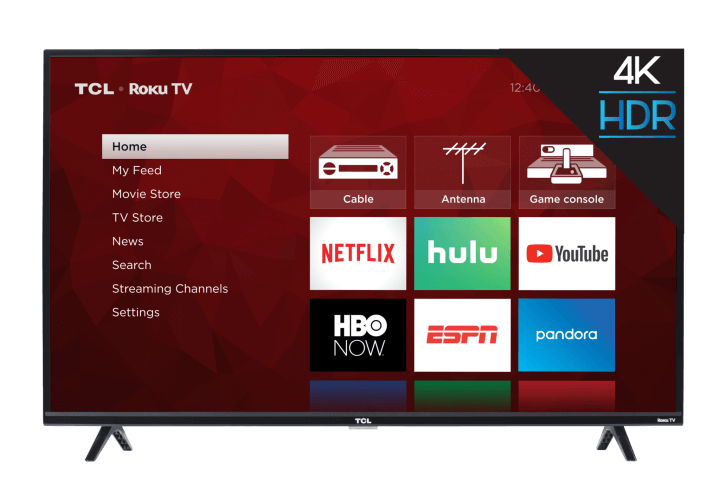 TCL 43 4 Series LED 4K UHD Roku Smart TV with 4-Year Coverage