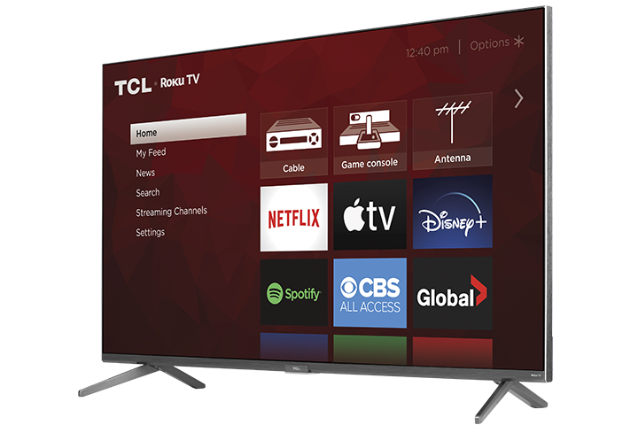 Tcl 65 Class 6 Series 4k Qled Dolby Vision Hdr Smart Roku Tv 65r635