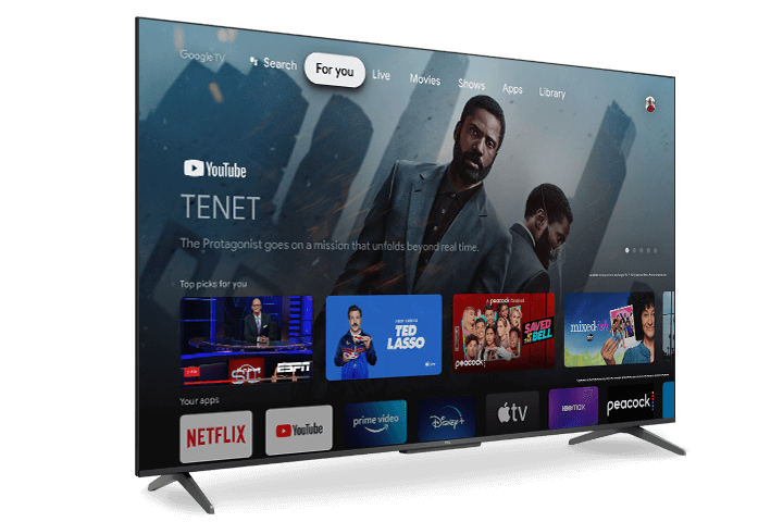 Smart TV 43 Full HD HDR, Wi-FI, Android TV, Google Assistant, Borda Fina  43S615 - TCL - Info Store - Prod